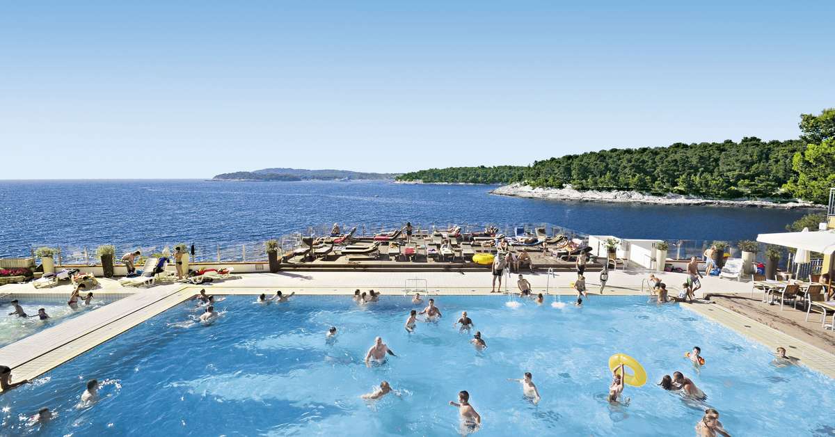 Een foto van het zwembad bij Horizont Resort