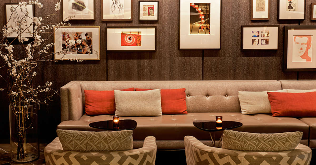 Een foto van het interieur van Paramount Hotel New York