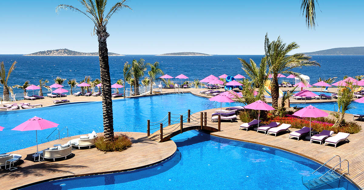 Een foto van het zwembad bij The Plaza Bodrum