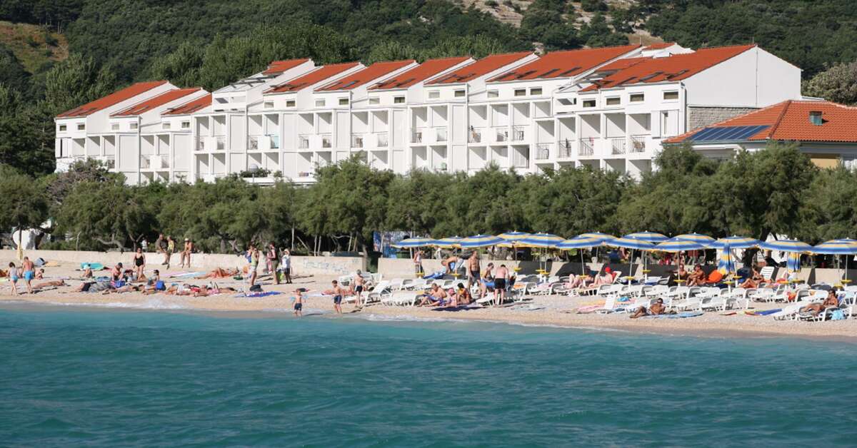 Ein Foto von der Außenansicht des Sunny Baska Residence by Valamar