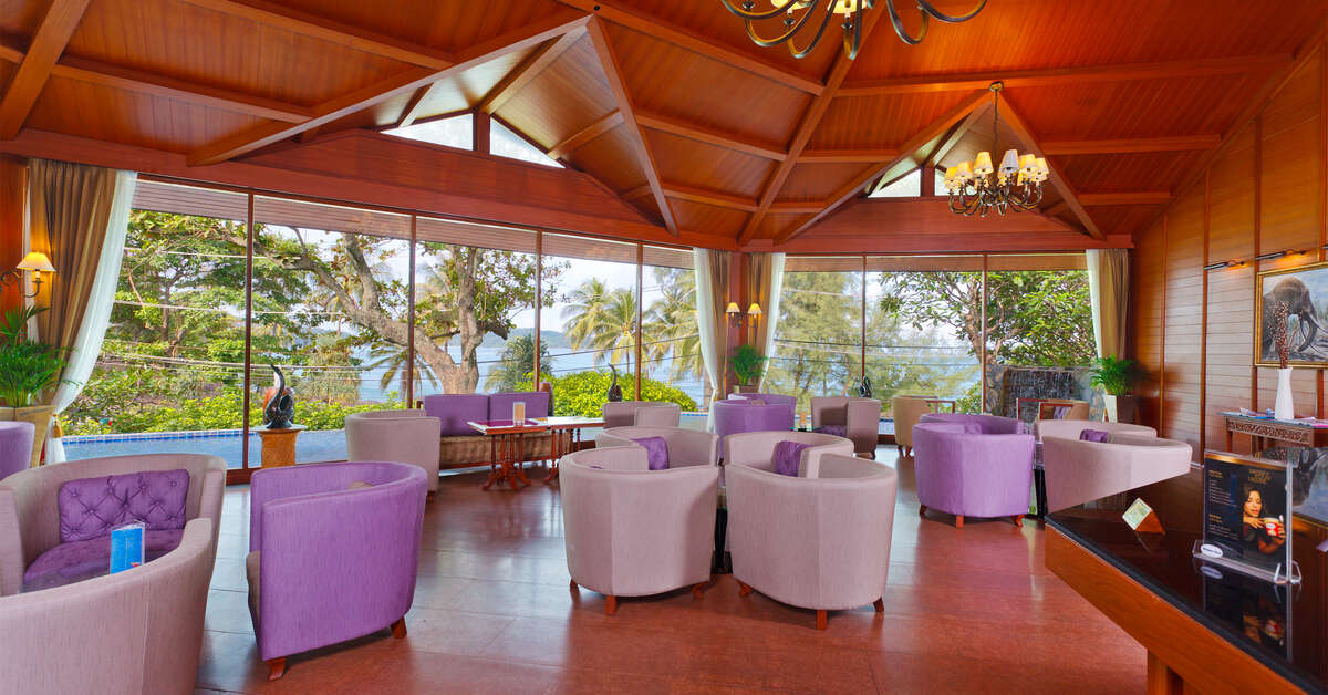 Een foto van het interieur van Hotel Diamond Cliff Resort & Spa