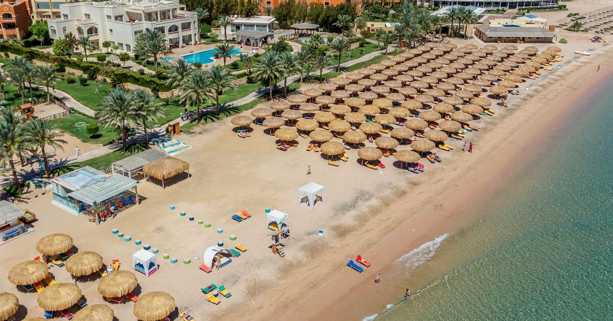 Ein Foto vom Strand beim Caribbean World Soma Bay