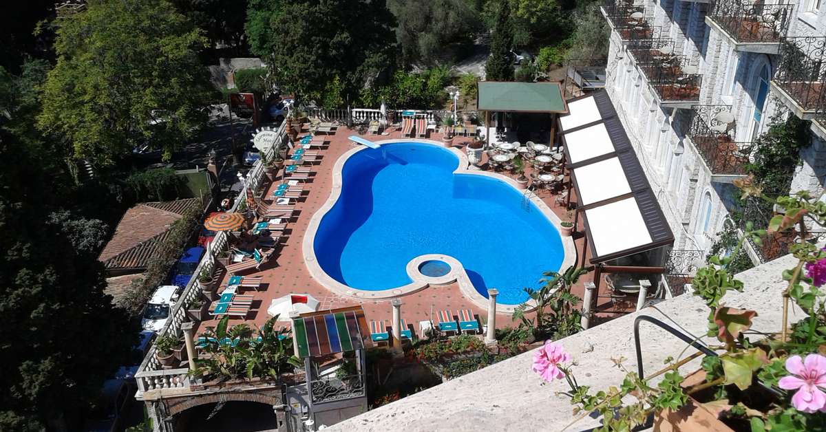 Een foto van het zwembad bij Taormina Park Hotel