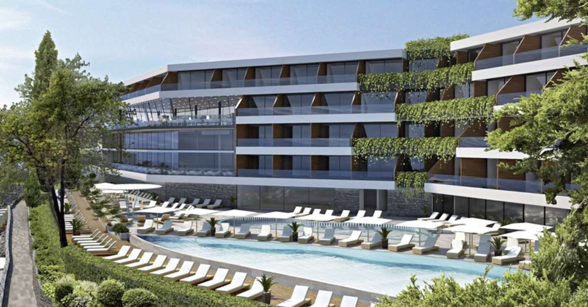 Een foto van de buitenkant van Hotel Icici