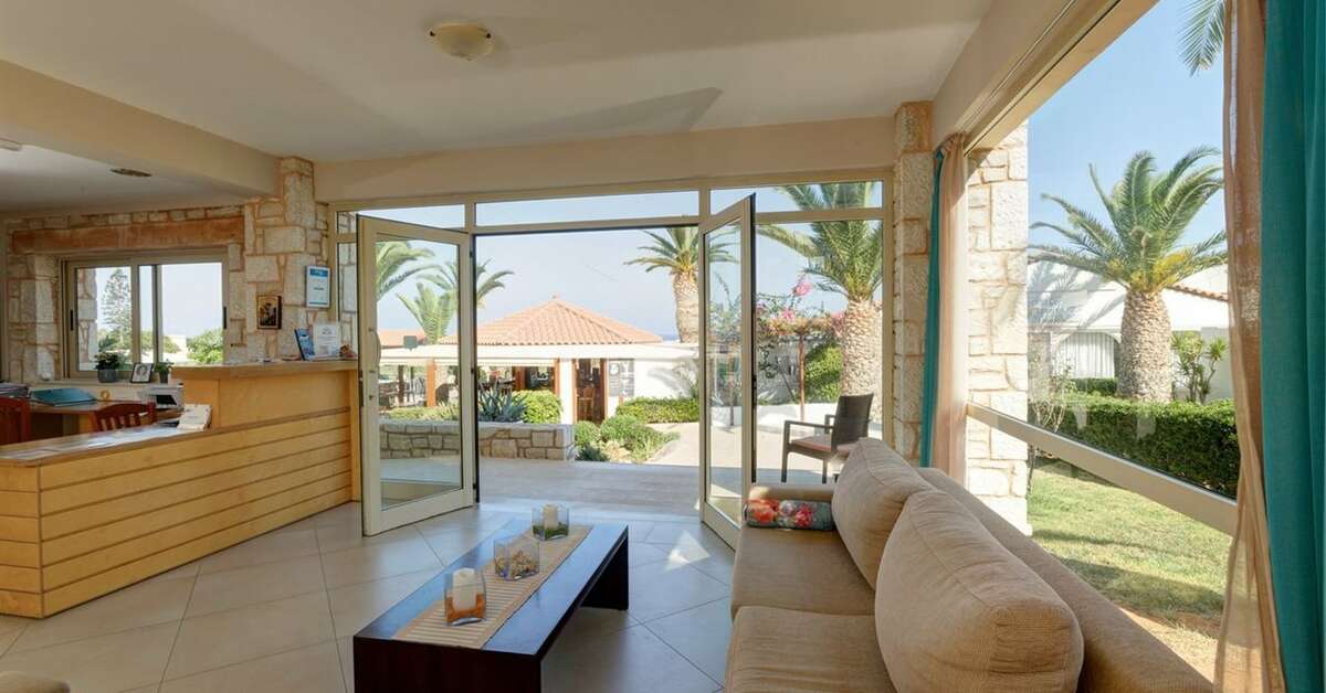Een foto van het interieur van Hotel Cretan Garden