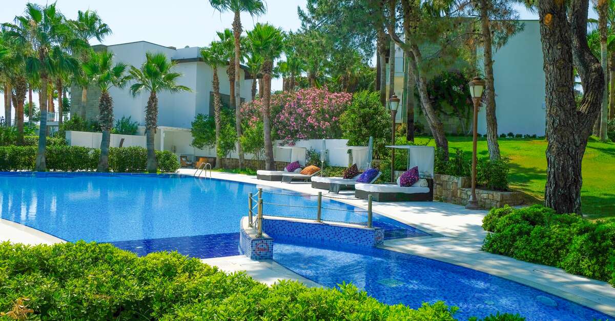 Een foto van het zwembad bij Hillstone Bodrum Hotel & Spa