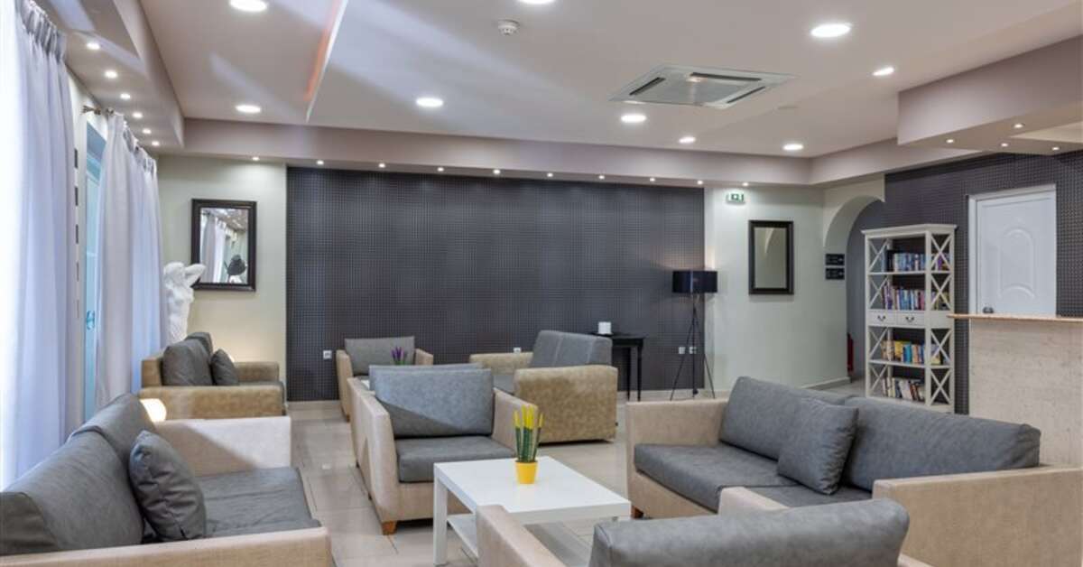 Een foto van het interieur van Zante Atlantis Hotel