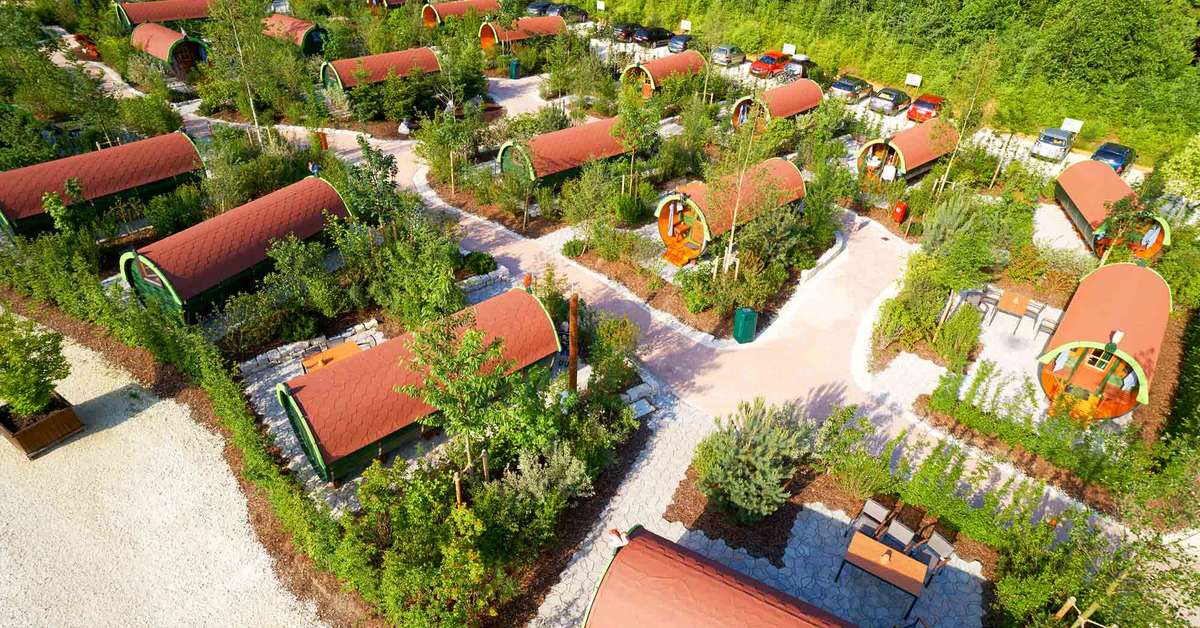 Een foto van de buitenkant van Legoland Deutschland Resort