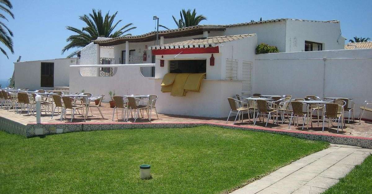 Een foto van het terras bij Vilamar