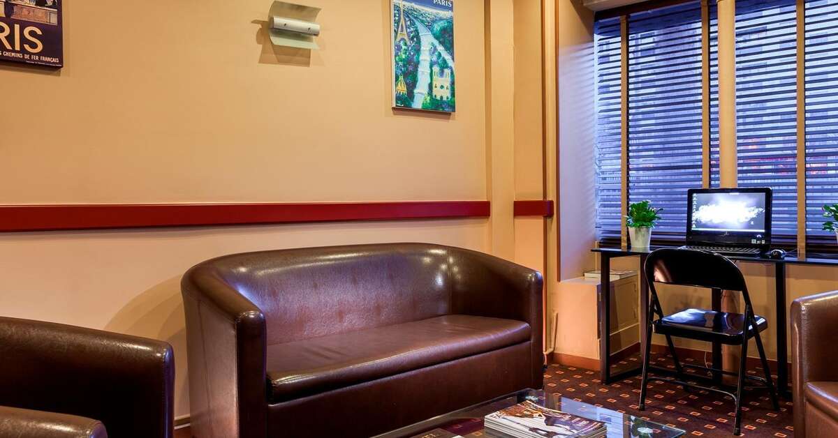 Een foto van het interieur van Timhotel Paris Gare Montparnasse
