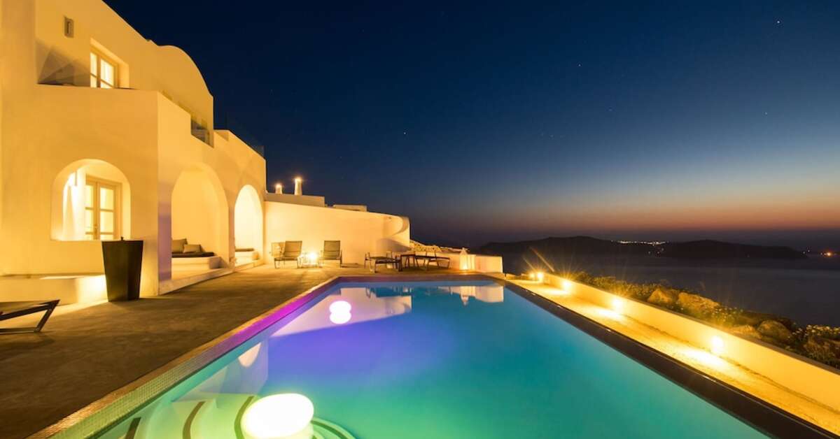 Ein Foto vom Pool im Avaton Resort & Spa