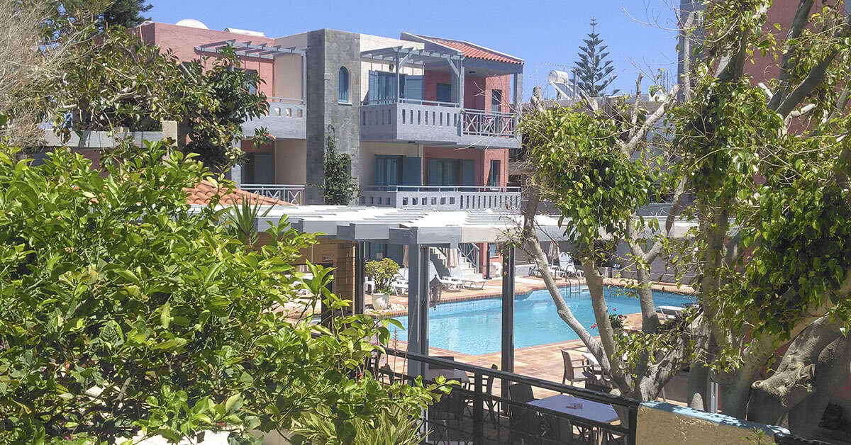 Een foto van het terras bij Marilisa Hotel
