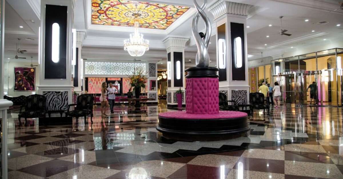 Een foto van het interieur van Riu Palace Aruba