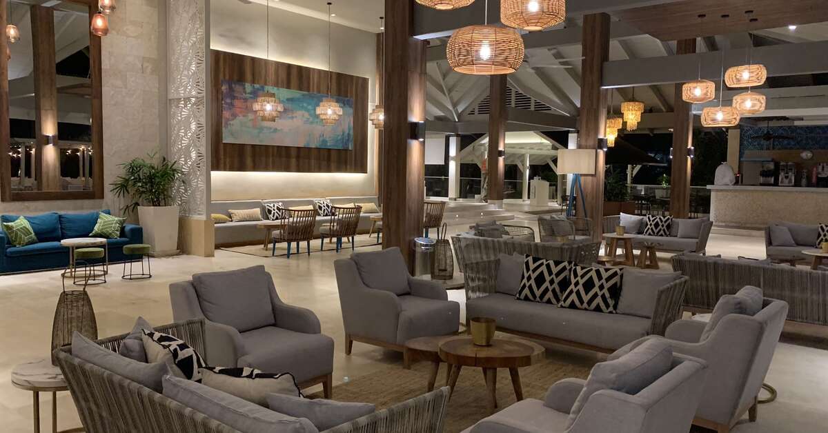 Een foto van het interieur van Vista Sol Punta Cana