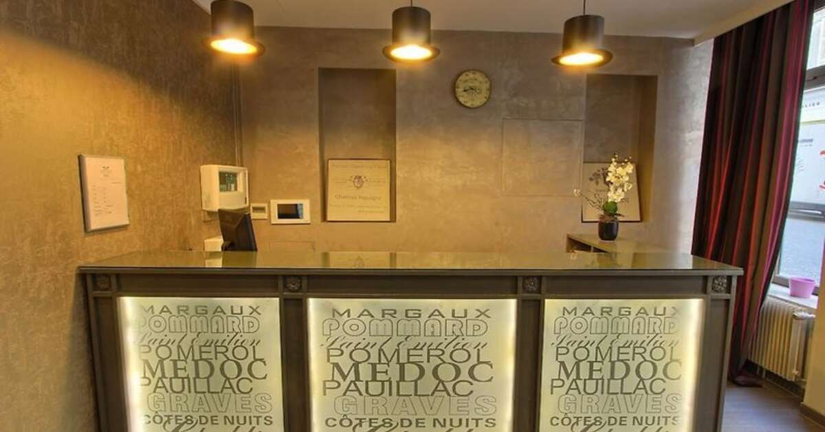 Een foto van het interieur van Hotel Villa Margaux