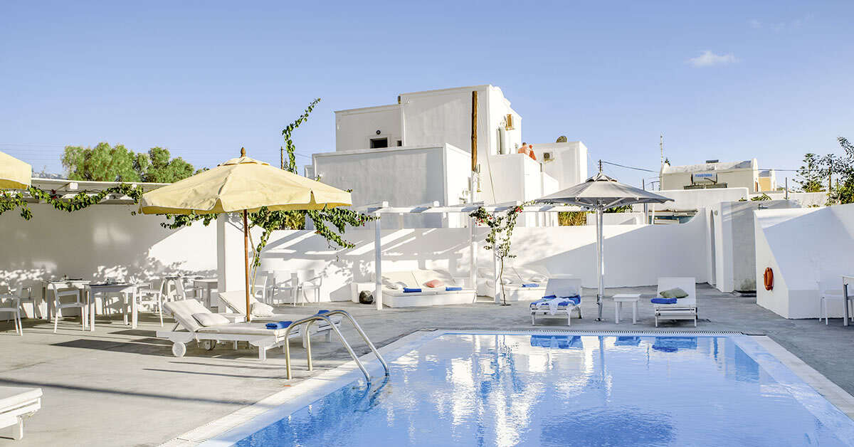 Een foto van het zwembad bij Atlas Boutique Hotel
