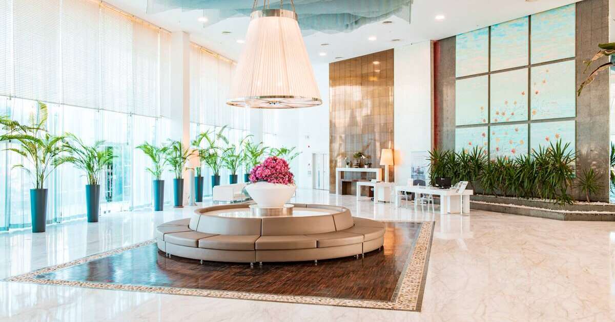 Een foto van het interieur van Hotel Baia Bodrum