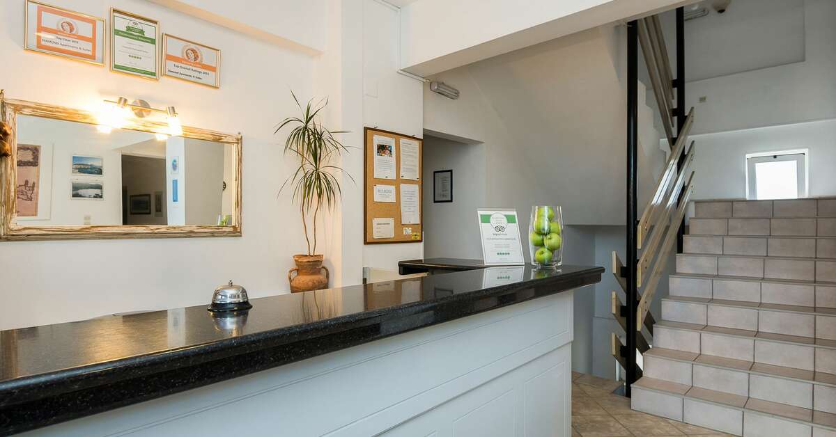 Een foto van het interieur van Diamond Appartementen & Suites