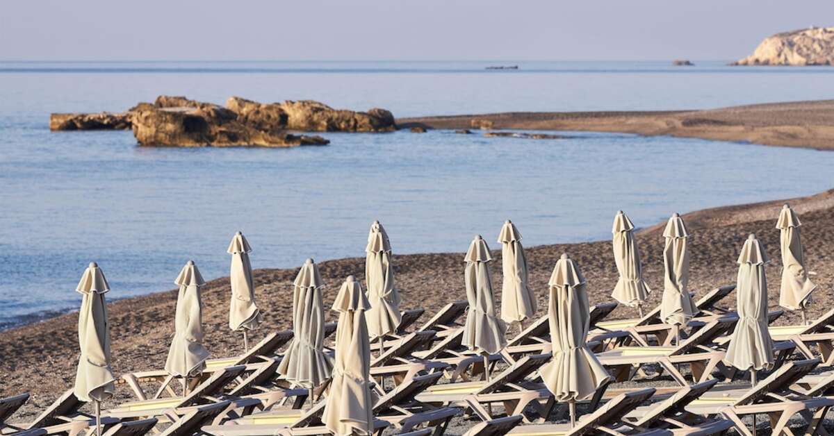 Een foto van het strand bij Coriva Beach Hotel & Bungalows