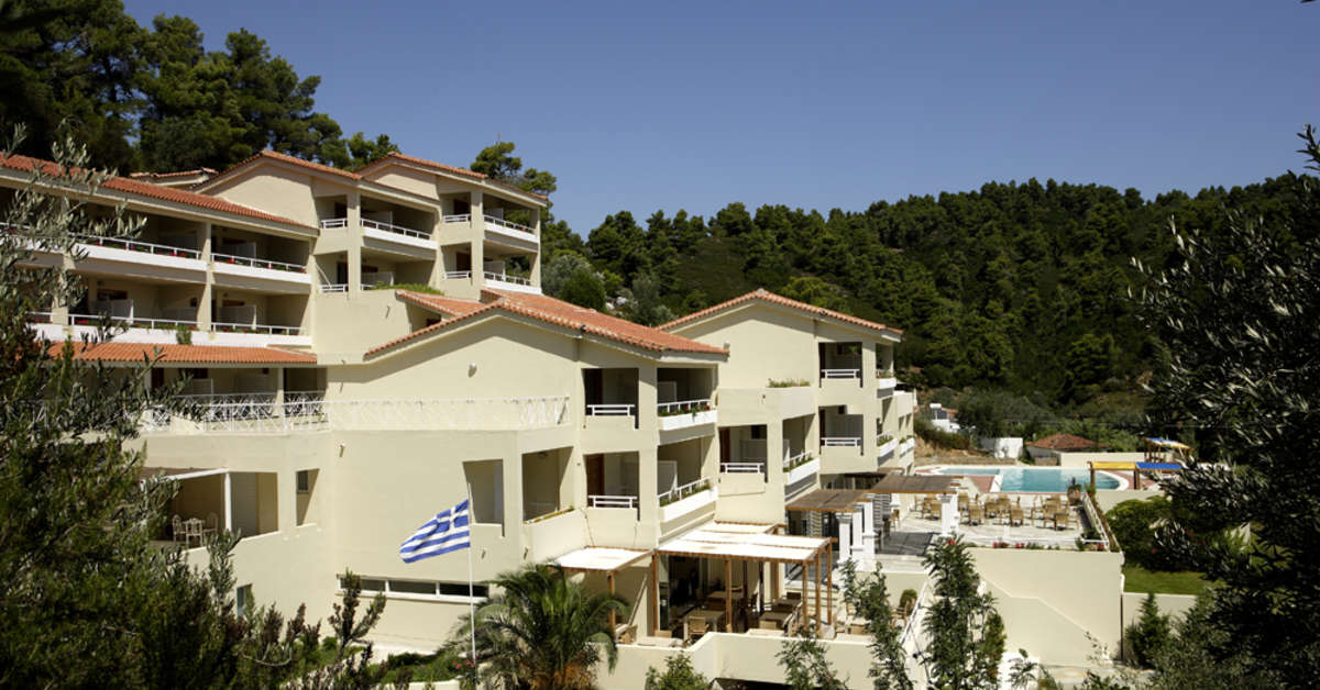 Ein Foto von der Außenansicht des Kanapitsa Mare Hotel & Spa