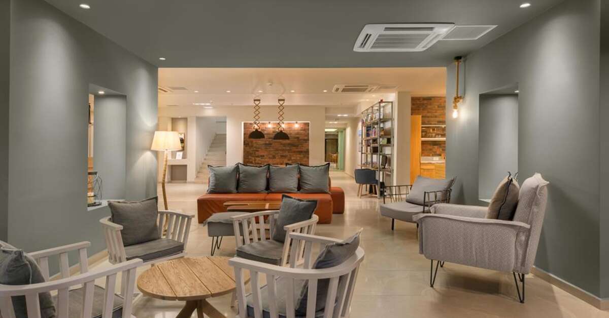 Een foto van het interieur van Matoula Beach