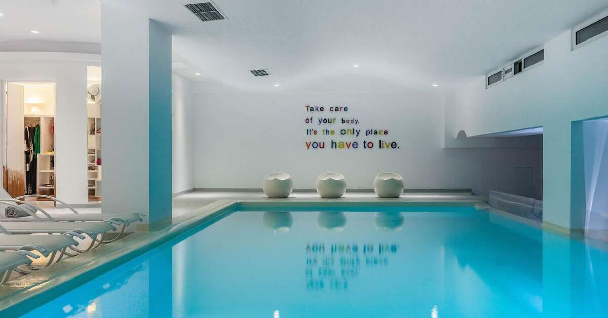 Een foto van het zwembad bij Casa Del Mar Mykonos Seaside Resort