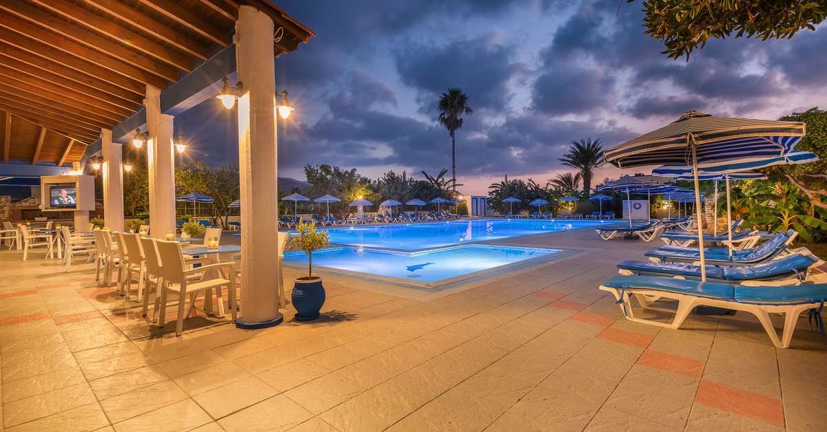 Een foto van het zwembad bij Hotel Tigaki's Star