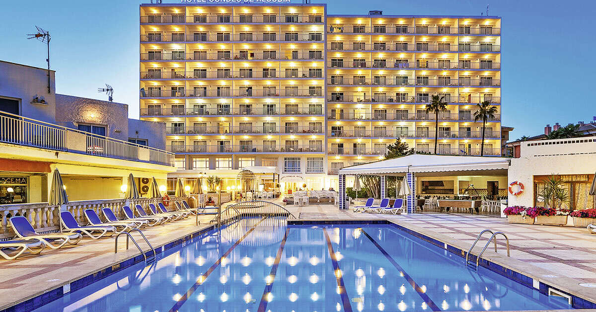 Ein Foto vom Pool im Globales Condes de Alcudia