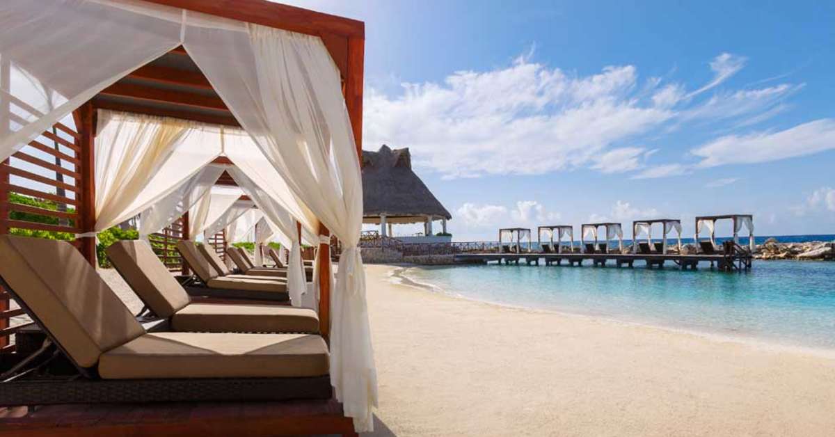 Een foto van het strand bij Hard Rock Hotel Riviera Maya