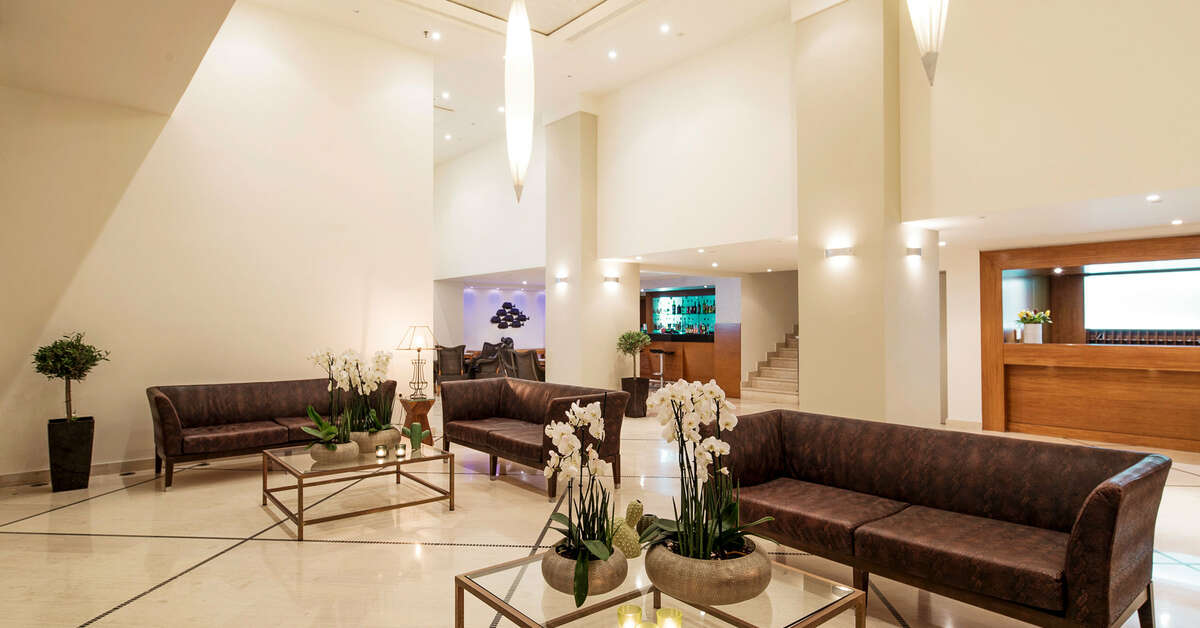 Een foto van het interieur van Mitsis La Vita Beach Hotel
