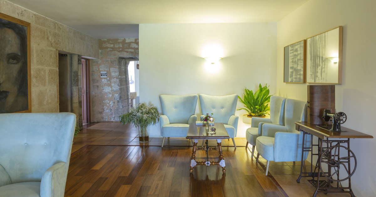 Een foto van het interieur van Casal Santa Eulalia