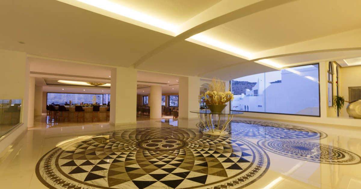 Een foto van het interieur van Lindos Village Resort & Spa