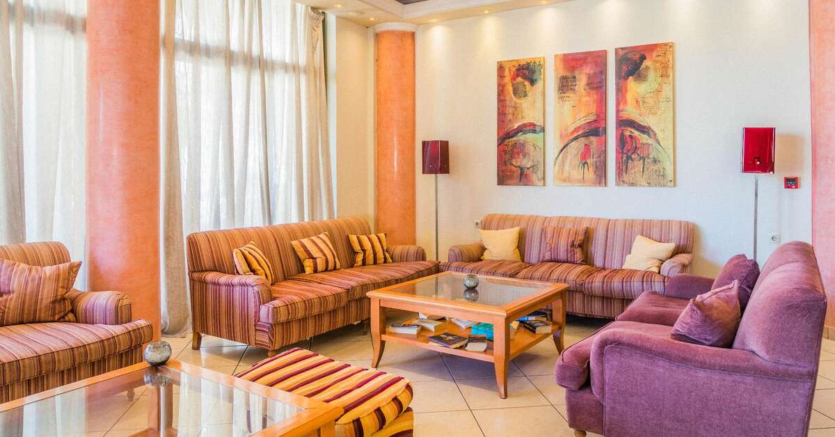 Een foto van het interieur van Castello City Hotel