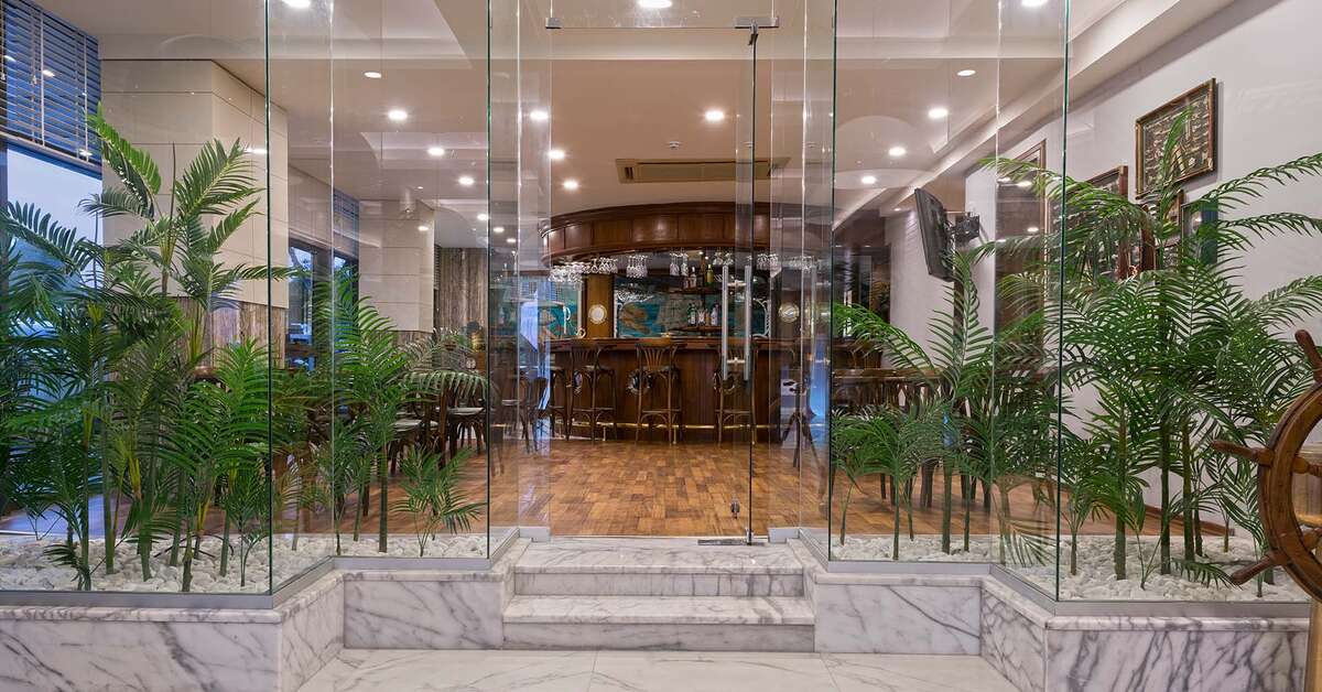 Een foto van het interieur van Kaptan Hotel