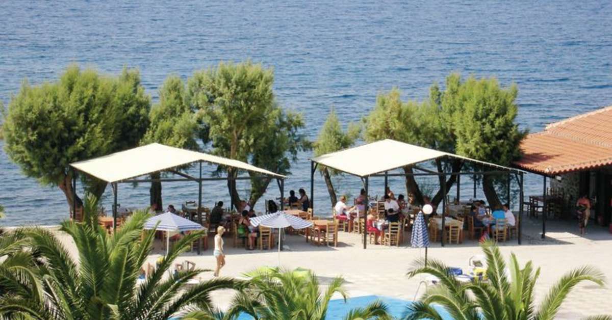 Een foto van het zwembad bij Aphrodite Hotel