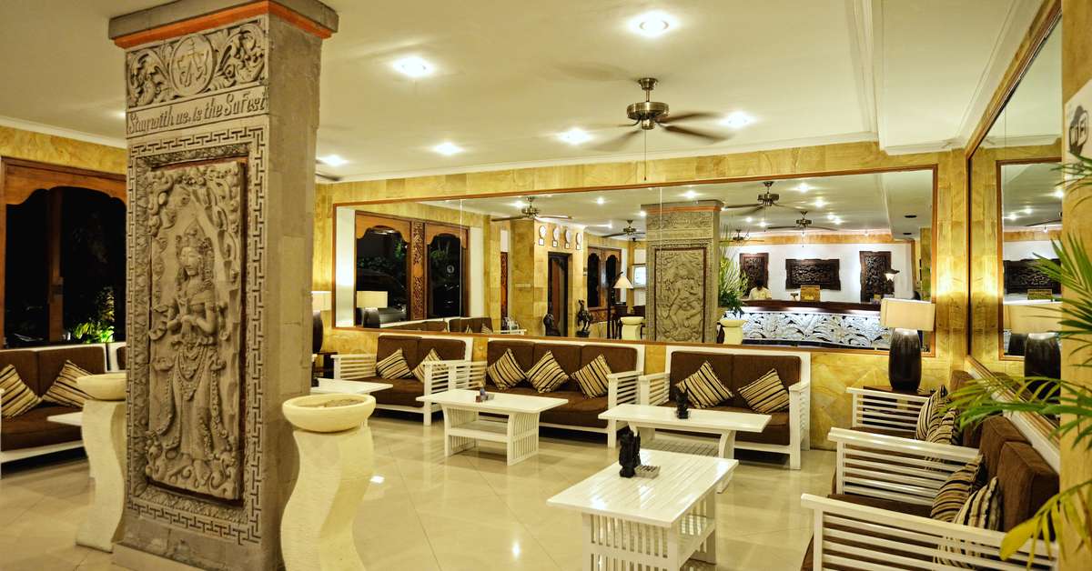 Een foto van het interieur van Wina Holiday Villa Kuta Bali