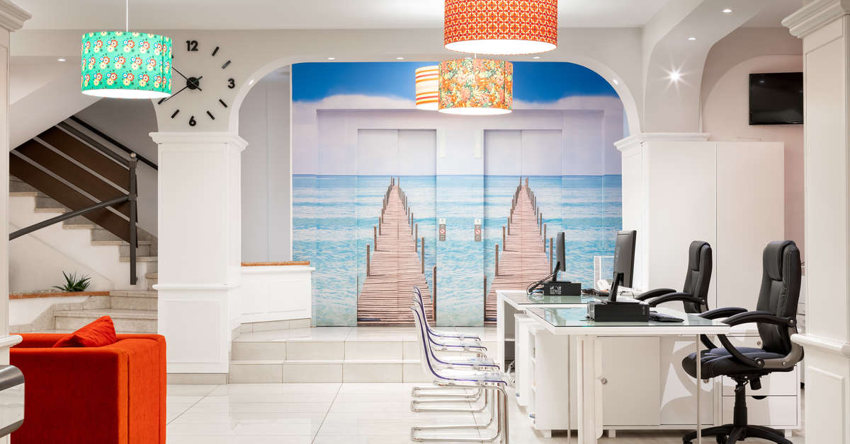 Een foto van het interieur van Aparthotel Dragos Del Sur