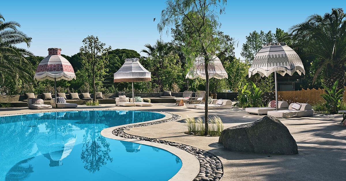 Een foto van het zwembad bij Ekies All Senses Resort