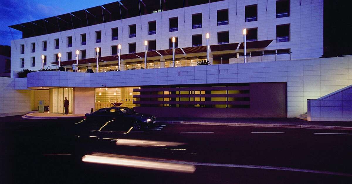 Een foto van de buitenkant van Hotel Uvala