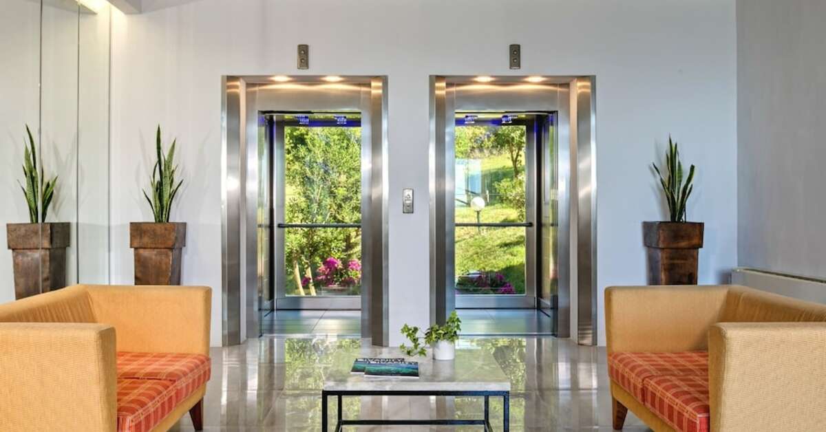 Een foto van het interieur van Divani Corfu Palace