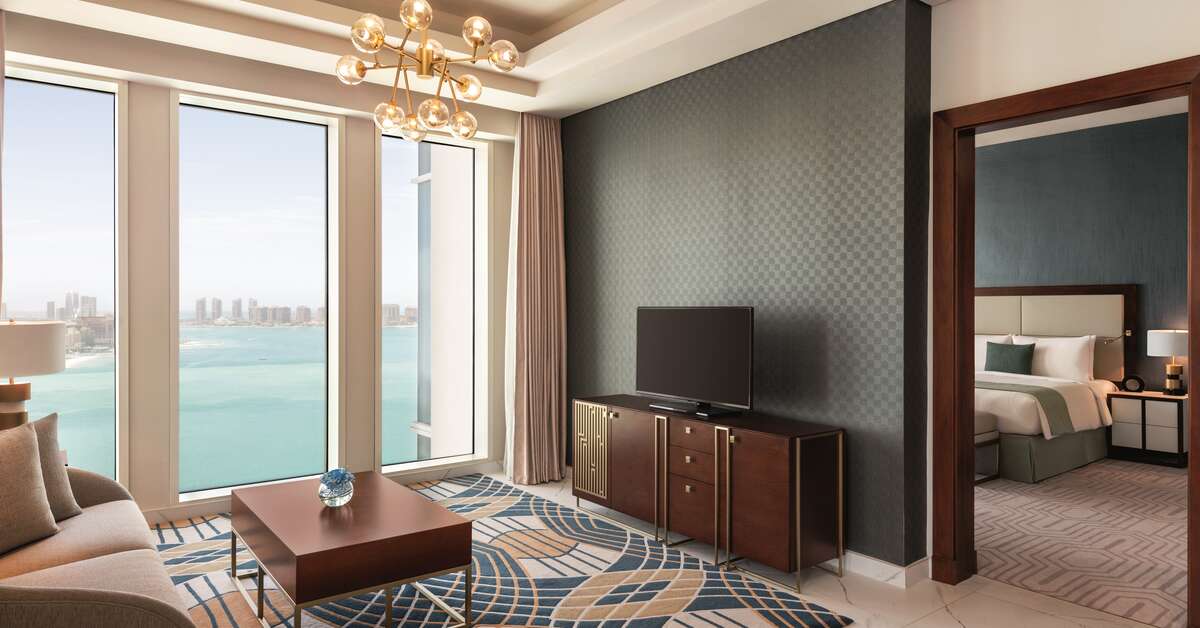 Een foto van Wyndham Grand Doha West Bay Beach