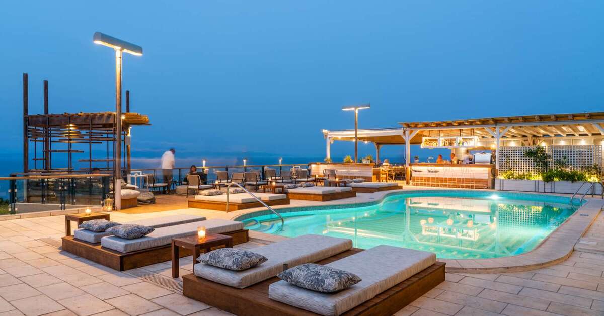 Een foto van het zwembad bij Rigas Boutique Hotel