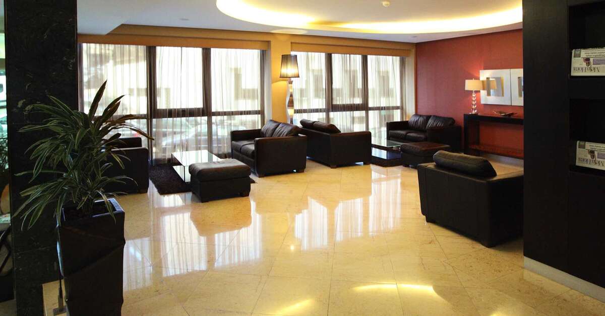 Een foto van het interieur van Turim Europa Hotel
