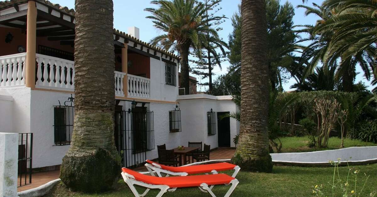 Een foto van het terras bij Cortijo Fontanilla