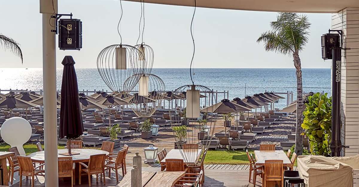 Een foto van de faciliteiten bij Ammades All Suites Beach Hotel