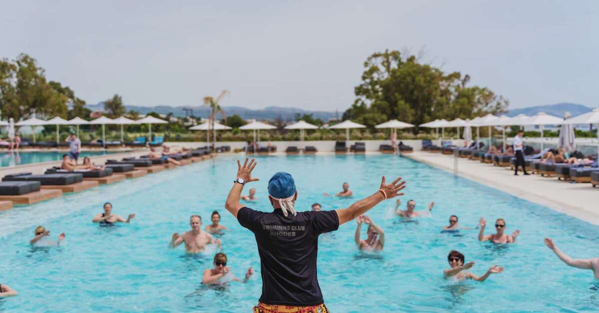 Een foto van het zwembad bij Gennadi Grand Resort