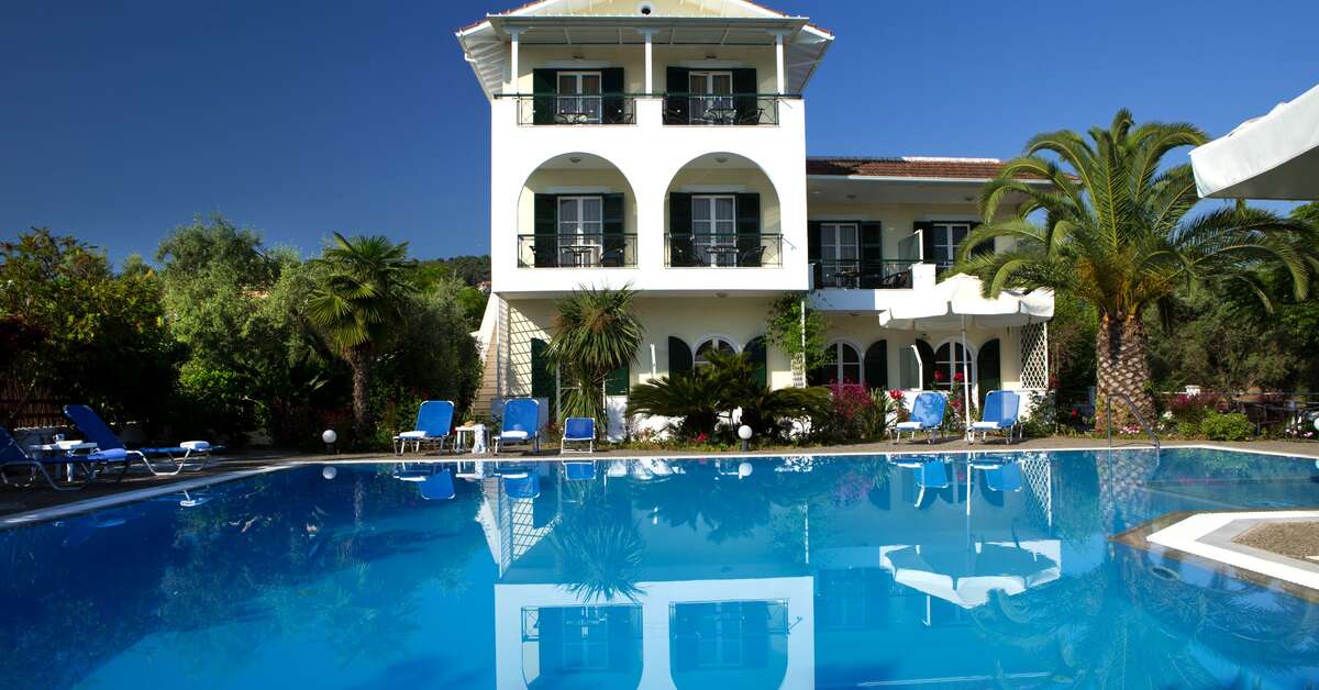 Een foto van het zwembad bij Villa Marina