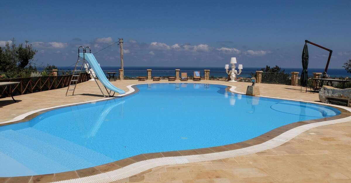 Een foto van het zwembad bij Agriturismo Le Terrazze sul Tirreno