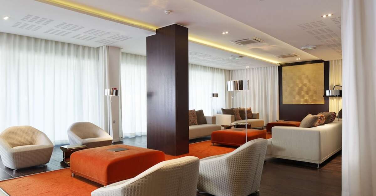 Een foto van het interieur van Aparthotel Adagio Nice Centre