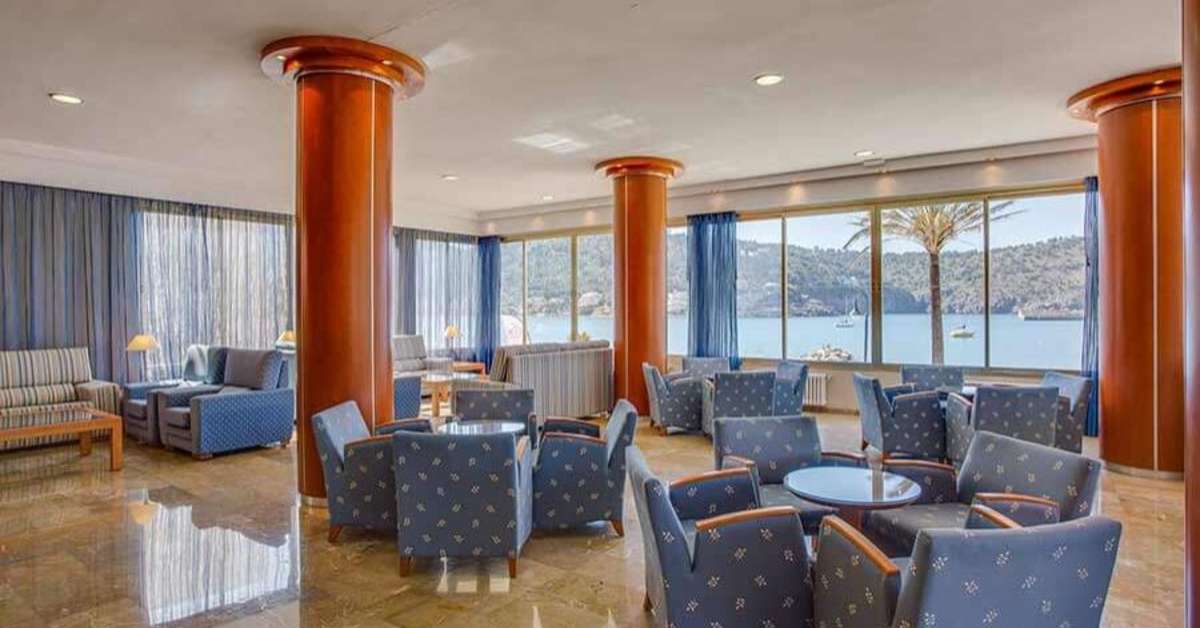 Een foto van het interieur van Hotel Eden Soller